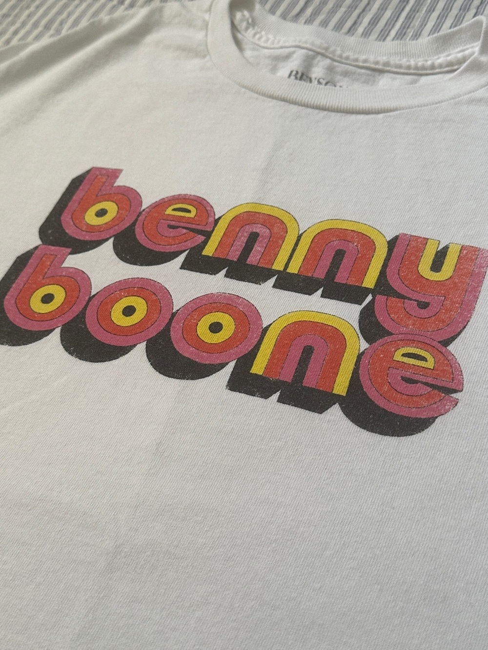 Benson Boone Concert Tshirt Vintage-Inspired 'benny boone' 70s style Graphic Tee